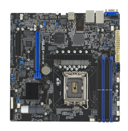 ASUS P13R-M&comma; micro ATX LGA 1700 Mainboard&comma; 4x DDR5&comma; max&period; 128 GB