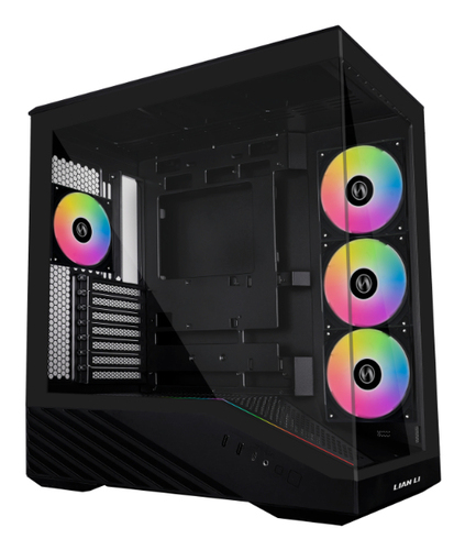 Lian Li V100, Midi Tower, schwarz, transparent, Glasfenster Lian Li V100, Midi Tower, schwarz, transparent, Glasfenster