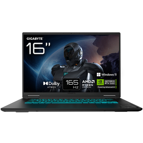 GIGABYTE GAMING A16 3WHK3DE894SH Notebook&comma; 16 Zoll&comma; AMD Ryzen 7 260&comma; 8C&sol;16T&comma; 16 GB RAM&comma; 1 TB SSD&comma; Win 11 Home