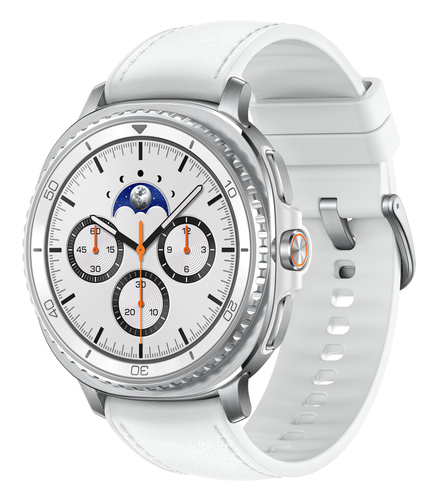 Samsung Galaxy Watch 8 Classic&comma; wei&szlig;&comma; Touchscreen&comma; rund&comma; Wear OS&comma; Smartwatch