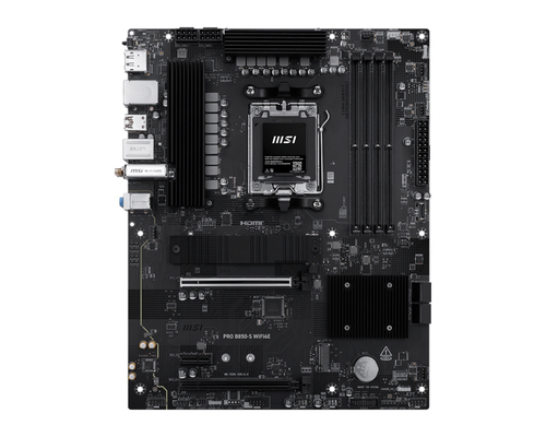 MSI PRO B850-S WIFI6E&comma; ATX AM5 Mainboard&comma; 4x DDR5&comma; max&period; 256 GB&comma; 1x HDMI 2&period;1&comma; 1x DisplayPort 1&period;4&comma; 1x USB-C&comma; WiFi