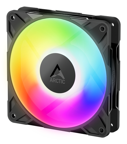 ARCTIC P12 Pro A-RGB, schwarz, weiß, Lüfter, 131 m³/h, 4-pin + 4-pin ARCTIC P12 Pro A-RGB, schwarz, weiß, Lüfter, 131 m³/h, 4-pin + 4-pin