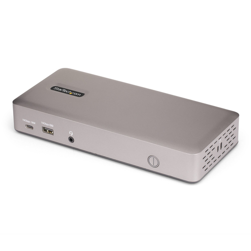 StarTech&period;com 150UE-USB4DOCKTRIPLE&comma; USB4&comma; grau&comma; USB Power Delivery