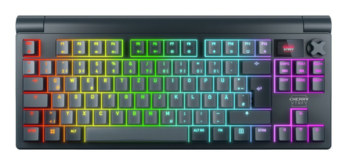 CHERRY XTRFY MX 8.3 TKL Wireless grau Tastatur, Layout: DE, Cherry MX2A Red, RGB CHERRY XTRFY MX 8.3 TKL Wireless grau Tastatur, Layout: DE, Cherry MX2A Red, RGB