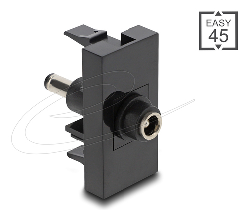 DeLOCK Easy 45 Steckdose Schwarz DeLOCK Easy 45 Steckdose Schwarz