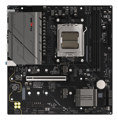 Sapphire PULSE A620AM, micro ATX AM5 Mainboard, 2x DDR5, max. 64 GB, 1x HDMI, 1x DisplayPort Sapphire PULSE A620AM, micro ATX AM5 Mainboard, 2x DDR5, max. 64 GB, 1x HDMI, 1x DisplayPort