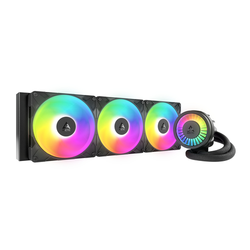 ARCTIC Liquid Freezer III Pro 420 A-RGB, schwarz, Komplett-Wasserkühlung, 138x458x68mm, 400-2500rpm, 186 m³/h, 5,2 mmH2O, 4-polig ARCTIC Liquid Freezer III Pro 420 A-RGB, schwarz, Komplett-Wasserkühlung, 138x458x68mm, 400-2500rpm, 186 m³/h, 5,2 mmH2O, 4-polig