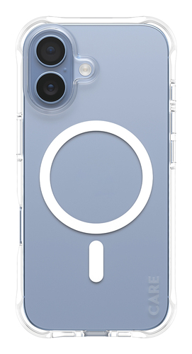 PanzerGlass CARE by PanzerGlass Samba Case Transparent w&period; White MagSafe iPhone 17