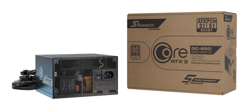 850W Seasonic CORE GC-850 ATX 3&period;1 ATX 3&period;1 Netzteil&comma; 80 PLUS Gold&comma; schwarz&comma; nicht-modular