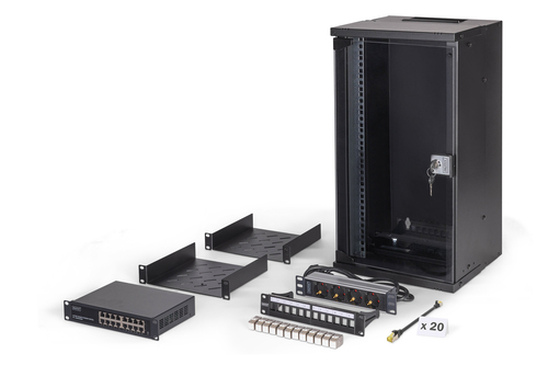 DIGITUS 25,4cm 10Zoll Netzwerk-Set 12HE DIGITUS 25,4cm 10Zoll Netzwerk-Set 12HE