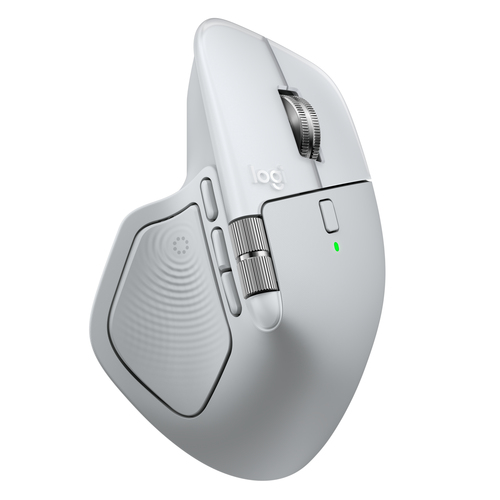 Logitech MX Master 4 for Mac silber&comma; wei&szlig; Maus&comma; rechtsh&auml;nder&comma; B&uuml;ro&comma; Bluetooth