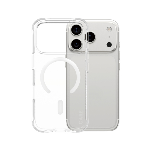 PanzerGlass CARE by PanzerGlass Samba Case Transparent w. White MagSafe iPhone 17 Pro | Bulk PanzerGlass CARE by PanzerGlass Samba Case Transparent w. White MagSafe iPhone 17 Pro | Bulk