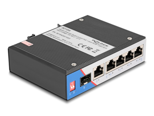 DeLOCK 80164&comma; 5x RJ-45&comma; PoE