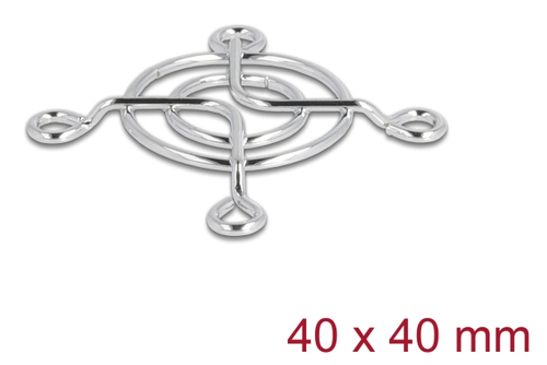 DELOCK Luftergitter 40 x 40mm silber DELOCK Luftergitter 40 x 40mm silber