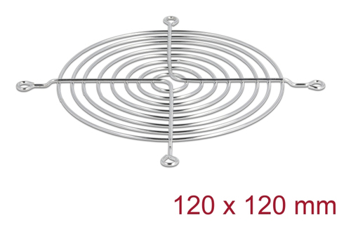 DELOCK Luftergitter 120 x 120mm silber DELOCK Luftergitter 120 x 120mm silber