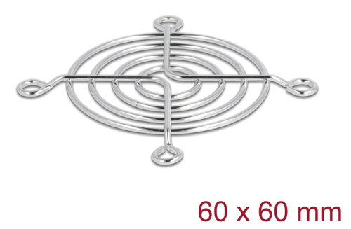 DELOCK Luftergitter 60 x 60mm silber DELOCK Luftergitter 60 x 60mm silber