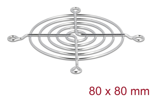 DELOCK Luftergitter 80 x 80mm silber DELOCK Luftergitter 80 x 80mm silber