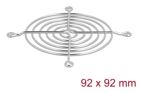 DELOCK Luftergitter 92 x 92mm silber DELOCK Luftergitter 92 x 92mm silber