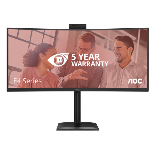 AOC 86,36cm 34Zoll 3440x1440 120HZ VA CURVED HA 180 MM USB-C DOCKING Daisy chain with Q27E4U TUV EyeComfort Hardware USB HUB DP HDMI AOC 86,36cm 34Zoll 3440x1440 120HZ VA CURVED HA 180 MM USB-C DOCKING Daisy chain with Q27E4U TUV EyeComfort Hardware USB HUB DP HDMI