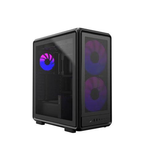 Cooler Master MasterFrame 500 Mesh&comma; Midi Tower&comma; schwarz&comma; transparent&comma; Glasfenster