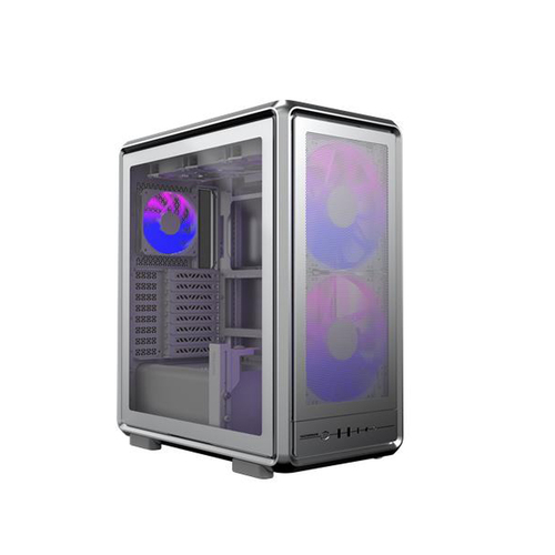 Cooler Master MasterFrame 500 Mesh&comma; Midi Tower&comma; schwarz&comma; transparent&comma; Glasfenster