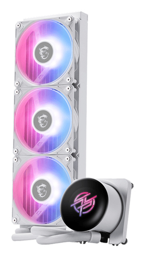 MSI MPG CORELIQUID P13 WHITE, weiß, Komplett-Wasserkühlung, 3-polig MSI MPG CORELIQUID P13 WHITE, weiß, Komplett-Wasserkühlung, 3-polig