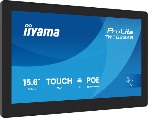 15&period;6 Zoll iiyama TW1623AS-B3P&comma; 39&comma;5cm TFT&comma; Full HD&comma; 30ms&comma; 1x HDMI&comma; Touchscreen
