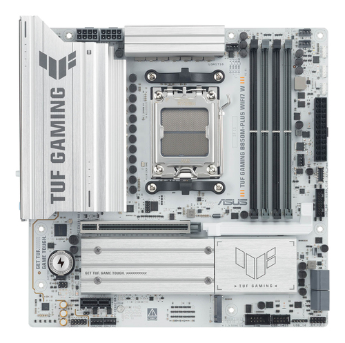 ASUS TUF GAMING B850M-PLUS WIFI7 W, micro ATX AM5 Mainboard, 4x DDR5, max. 256 GB, 1x HDMI, 1x DisplayPort, WiFi ASUS TUF GAMING B850M-PLUS WIFI7 W, micro ATX AM5 Mainboard, 4x DDR5, max. 256 GB, 1x HDMI, 1x DisplayPort, WiFi