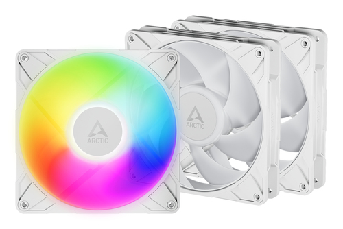 ARCTIC P14 Pro A-RGB (White) - 3 Pack, weiß, Lüfter, 186 m³/h, 5,2 mmH2O, 4-pin + 4-pin ARCTIC P14 Pro A-RGB (White) - 3 Pack, weiß, Lüfter, 186 m³/h, 5,2 mmH2O, 4-pin + 4-pin