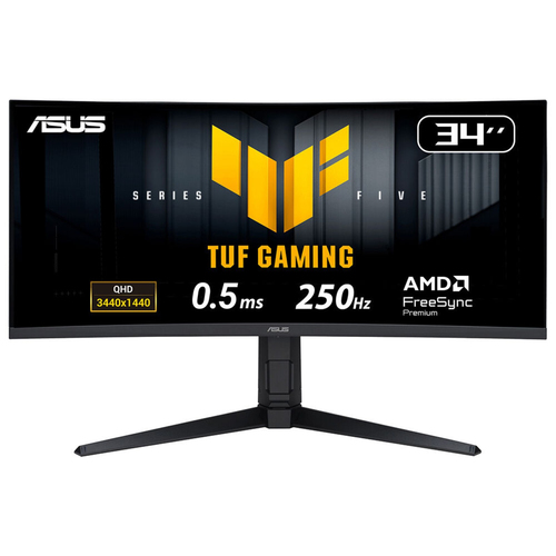 34 Zoll ASUS VG34WQML5A, 86,4cm TFT, 250 Hz, UltraWide Quad HD, 1ms, 2x HDMI, 2x DP, integrierter USB-Hub 34 Zoll ASUS VG34WQML5A, 86,4cm TFT, 250 Hz, UltraWide Quad HD, 1ms, 2x HDMI, 2x DP, integrierter USB-Hub