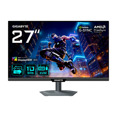 27 Zoll GIGABYTE M27UP, 68,6cm TFT, 160 Hz, 4K Ultra HD, 1ms, 2x HDMI, 1x DP, integrierter USB-Hub 27 Zoll GIGABYTE M27UP, 68,6cm TFT, 160 Hz, 4K Ultra HD, 1ms, 2x HDMI, 1x DP, integrierter USB-Hub