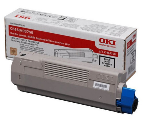 OKI 43865708&comma; original&comma; schwarz&comma; Toner