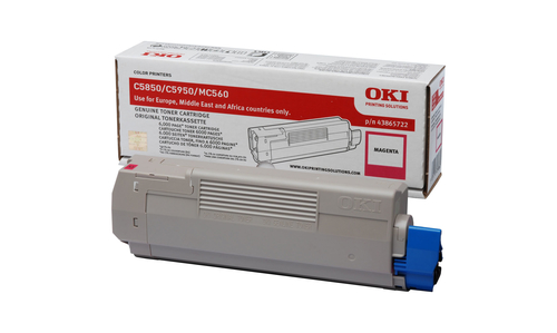 OKI 43865722&comma; original&comma; magenta&comma; Toner