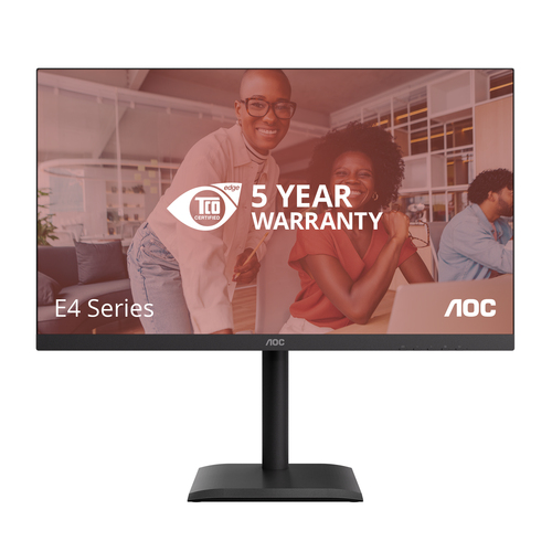 AOC U27E4CV 68,58cm 27Zoll 3840x2160 60Hz IPS Flat H/A 150MM USB C DOCKING 90W Adaptive Sync EyeComfort 3.0 USB HUB SPEAKER AOC U27E4CV 68,58cm 27Zoll 3840x2160 60Hz IPS Flat H/A 150MM USB C DOCKING 90W Adaptive Sync EyeComfort 3.0 USB HUB SPEAKER