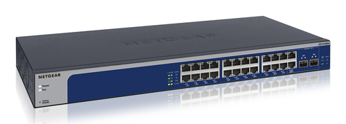 NETGEAR XS724EM L2 Managed Switch, 24x RJ-45, Backplane: 480 Gbit/s NETGEAR XS724EM L2 Managed Switch, 24x RJ-45, Backplane: 480 Gbit/s