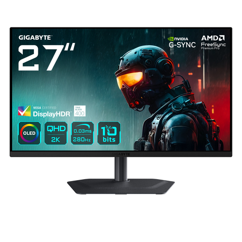 27 Zoll GIGABYTE MO27Q2A, 68,6cm TFT, 280 Hz, Quad HD, 0,03ms, 2x HDMI, 1x DP, integrierter USB-Hub 27 Zoll GIGABYTE MO27Q2A, 68,6cm TFT, 280 Hz, Quad HD, 0,03ms, 2x HDMI, 1x DP, integrierter USB-Hub