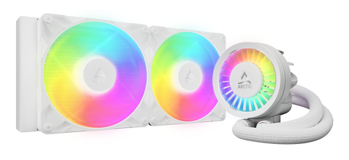 ARCTIC Liquid Freezer III Pro 280 A-RGB (White), weiß, Komplett-Wasserkühlung, 68x138x317mm, 186 m³/h, 4-polig ARCTIC Liquid Freezer III Pro 280 A-RGB (White), weiß, Komplett-Wasserkühlung, 68x138x317mm, 186 m³/h, 4-polig