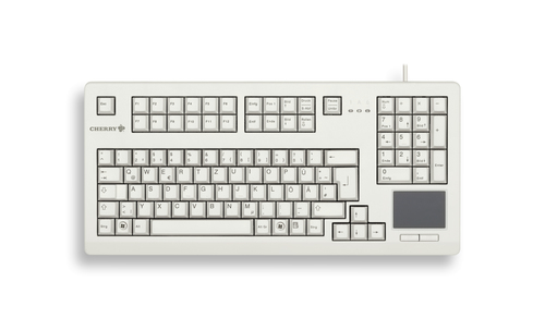 CHERRY G80-11900 grau Tastatur&comma; Layout&colon; Englisch&comma; Cherry MX Black