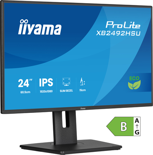 23.8 Zoll iiyama XB2492HSU-B1, 60,5cm TFT, 120 Hz, Full HD, 3ms, 1x HDMI, 1x DP, integrierter USB-Hub 23.8 Zoll iiyama XB2492HSU-B1, 60,5cm TFT, 120 Hz, Full HD, 3ms, 1x HDMI, 1x DP, integrierter USB-Hub