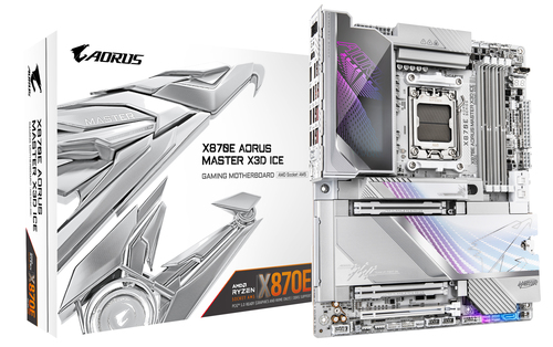 GIGABYTE X870E A MASTER X ICE AM5 4xDDR5 GIGABYTE X870E A MASTER X ICE AM5 4xDDR5