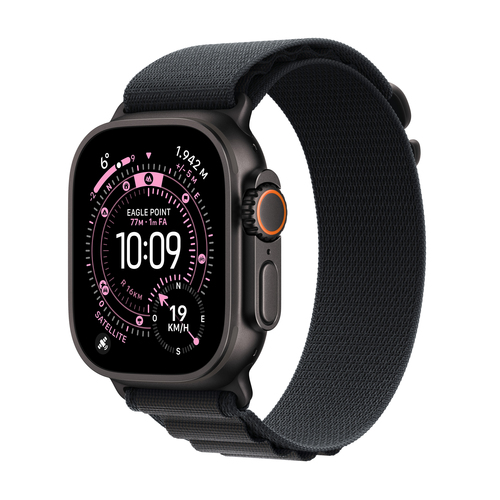 Apple Watch Ultra 3&comma; schwarz&comma; Touchscreen&comma; rechteckig&comma; watchOS 11&comma; Smartwatch