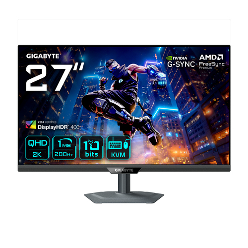 27 Zoll GIGABYTE M27Q2 QD, 68,6cm TFT, 200 Hz, Quad HD, 1ms, 2x HDMI, 1x DP, integrierter USB-Hub 27 Zoll GIGABYTE M27Q2 QD, 68,6cm TFT, 200 Hz, Quad HD, 1ms, 2x HDMI, 1x DP, integrierter USB-Hub