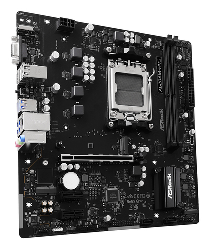 Asrock A620AM-HVS&comma; micro ATX AM5 Mainboard&comma; 2x DDR5&comma; max&period; 128 GB&comma; 1x HDMI 2&period;1