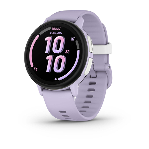 Garmin 010-03399-01&comma; violett&comma; Touchscreen&comma; rund&comma; Smartwatch