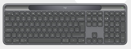 Logitech Signature Slim Solar &plus; K980 for Business graphit Tastatur&comma; Layout&colon; UK Englisch&comma; Scherenschalter