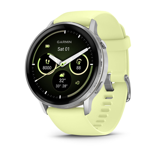 Garmin 010-03014-02&comma; Touchscreen&comma; rund&comma; Smartwatch