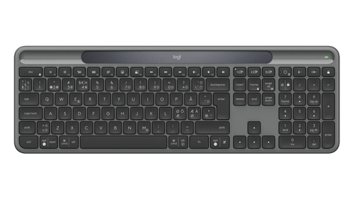 Logitech Signature Slim Solar+ K980 graphit Tastatur, Layout: Dänisch, Finnisch, Norwegisch, Schwedisch Logitech Signature Slim Solar+ K980 graphit Tastatur, Layout: Dänisch, Finnisch, Norwegisch, Schwedisch