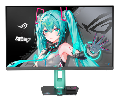 27 Zoll ASUS XG27ACMEG-G Hatsune Miku Edition&comma; 68&comma;6cm TFT&comma; 260 Hz&comma; Wide Quad HD&comma; 1ms&comma; 1x HDMI&comma; 1x DP
