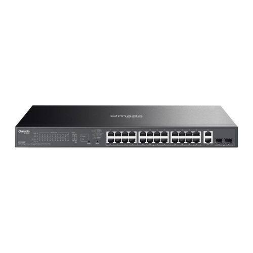 TP-Link ES228GP L2 Managed Switch, 26x RJ-45, Backplane: 56 Gbit/s, PoE TP-Link ES228GP L2 Managed Switch, 26x RJ-45, Backplane: 56 Gbit/s, PoE