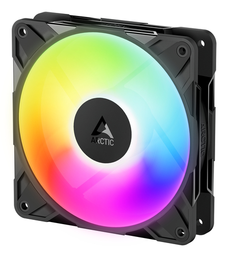 ARCTIC P12 Pro Reverse A-RGB, schwarz, Lüfter, 124 m³/h, 4-polig ARCTIC P12 Pro Reverse A-RGB, schwarz, Lüfter, 124 m³/h, 4-polig
